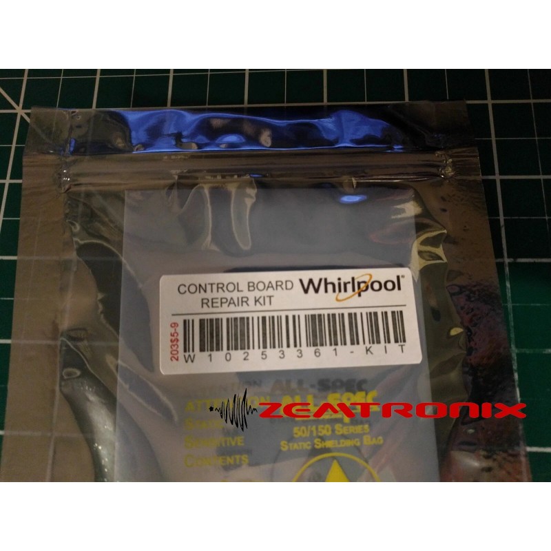 Whirlpool Washer Repair Kit for Control Board W10253361 W10298660 all