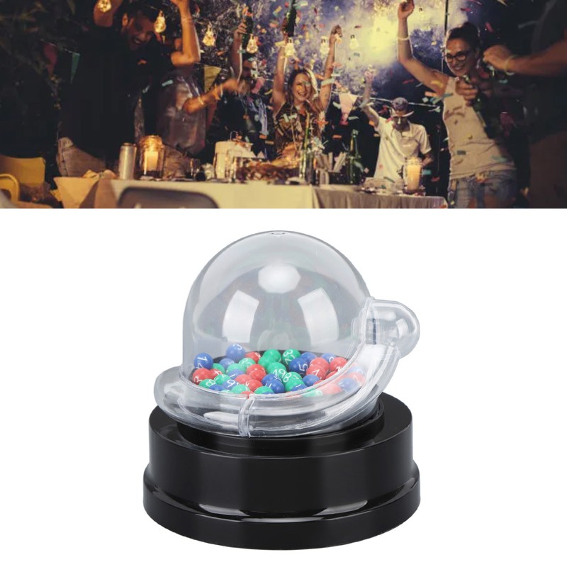 Electric Shake Lucky Ball Machine Mini Lottery Machine Portable Fortunate