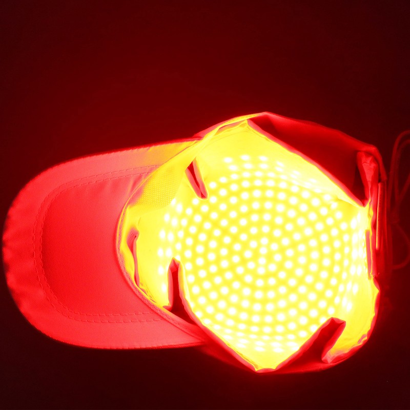 Laser Hair Growth Helmet Red LED Scalp Care Painless Full