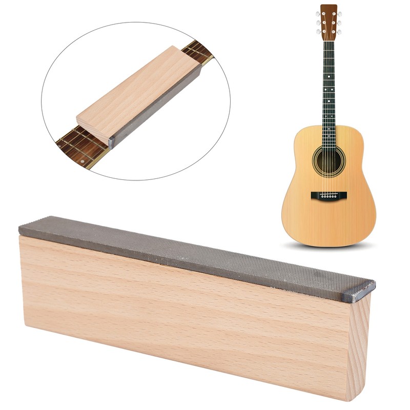 Maple Fret Crowning File for Guitar Bass Ukulele Polishing Tools
