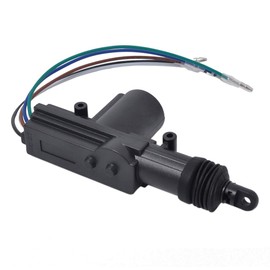 Carviya 2 Pack Universal Professional 5 Wires DC 12V Car Auto Heavy Duty Power Door Lock Actuator Central Locking System Motor (2 Pack)