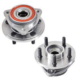 IRONTEK 513158x2 Front Wheel Bearing and Hub Assembly Driver and Passenger Side FITS for Jeep 1999-2001 Cherokee, 2000-2006 Wrangler TJ 5 Lug w/o ABS 4x4 Models Only
