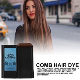 Hair Dye Stick | 20g Portable Hair Coloring Stick | Portable Coloring Cream for Home Travel, Professional Temporary Dyeing Product