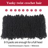 Yanky Twist Crochet Hair, PILLUGER Yaki Twists Hair Micro Spring