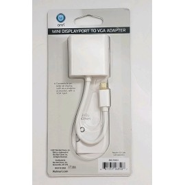 ONN Mini DisplayPort To VGA Adapter Brand New Sealed