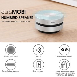 1 Pack Wirelessly BT Speaker Bone Conduction Speakers Mini Portable Loud Stereo Sound Built-in Mic Sound Box