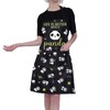 ENSIANTH Panda Aprons for Women with Pockets Life is Better