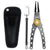 SAN LIKE Alicates de pesca de aluminio para eliminar ganchos,