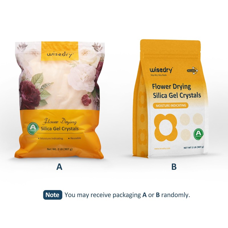 wisedry Silica Gel Crystal for Flowers Drying - 2 LBS,
