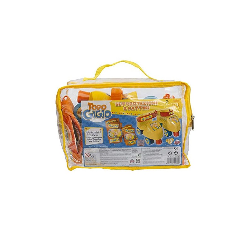 Grandi Giochi - Topo Gigio TPU13000 Skates Set with Protectors