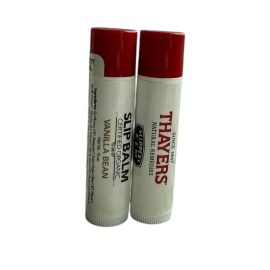 Thayers 2 x Thayers Slippery Elm Lip Balm VANILLA BEAN New Old Stock Sealed