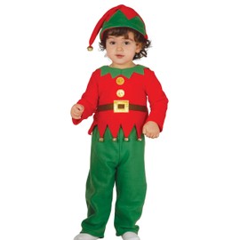 Guirma Elf costume child little girl elf of Santa Claus