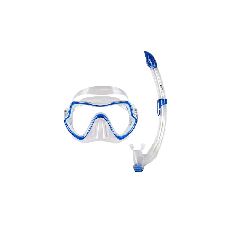 Mares Unisex's Mask Plus Snorkel Pure Vision Diving Kit-Transparent/CL, SFRBLCL