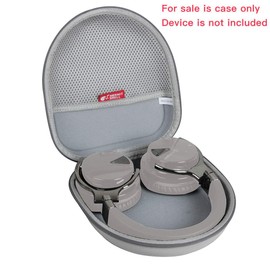 Hermitshell Hard Travel Case for Silensys E7 / PurelySound E7 / MOVSSOU E7 / COWIN E7 / Tapela E7 / Audonia E7 Active Noise Cancelling Bluetooth Headphones (Grey)