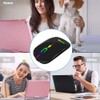 Wireless Bluetooth Mouse Slim Mouse USB Portable 2.4G LED Mouse