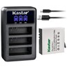 Kastar 1 Pack Battery and LCD Triple USB Charger Compatible