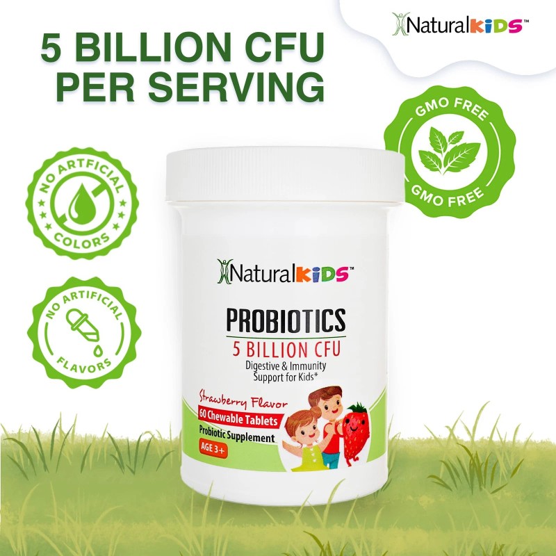 Kids Probiotic Chewables for Digestive Health, Gut Health and Immune
