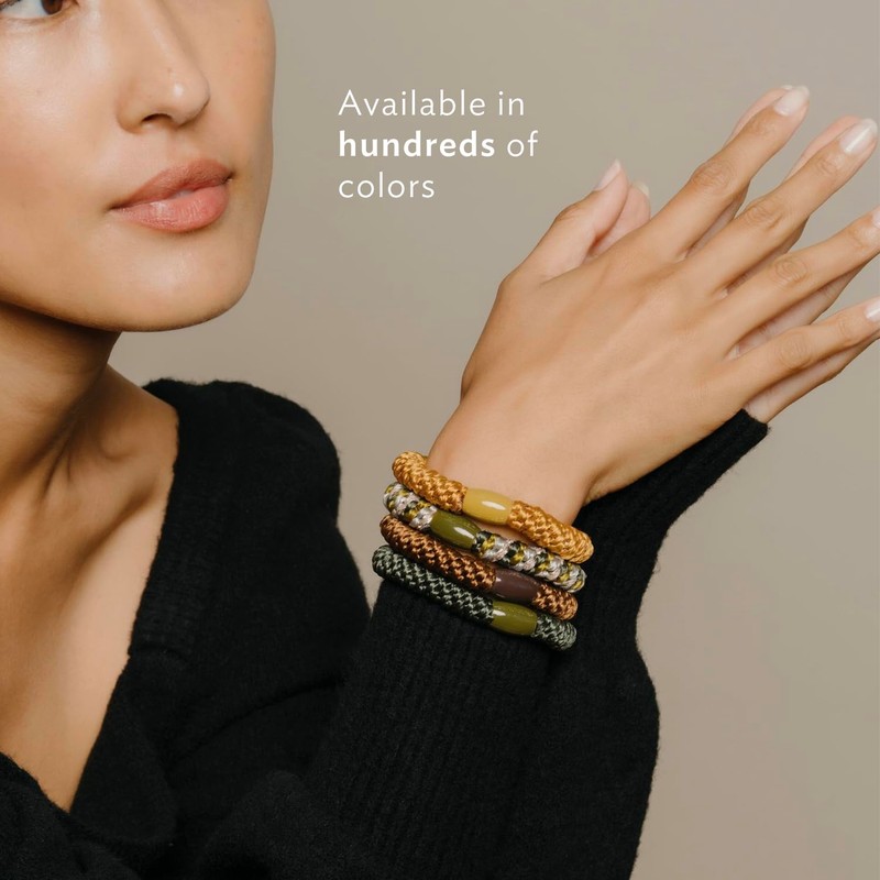 L. Erickson Hair Ties for Thick Hair, Grab & Go