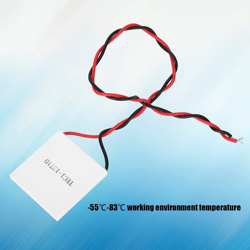 ASHATA TEC1-12710 Thermoelectric Cooler Peltier Cooling Plate Module, DC 12