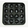 Iszy Billiards Standard Pool Ball Tray for 16 Balls (2 1/4-Inch, Black)
