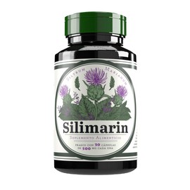 Silimarina 500 Por Cápsula Cápsulas Suplemento Alimenticio Extracto Natural Cardo Mariano