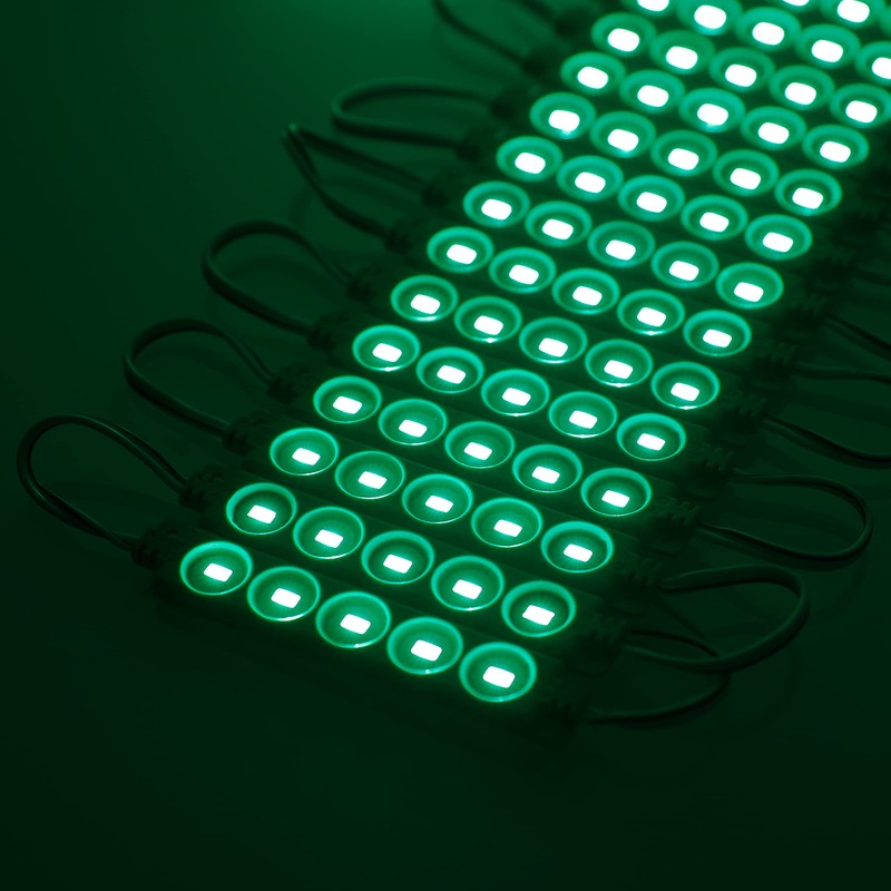 Q QINGCHEN DC24V Green Injection LED Module 1.2W Waterproof led