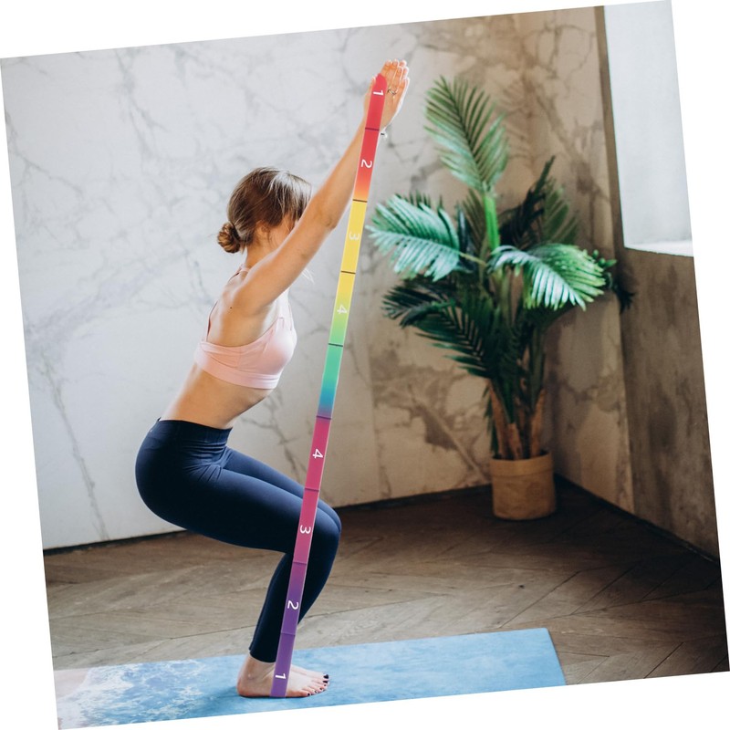 BIUDECO Elastic Training Band Resistance Band Handles Yoga Stretching Strap
