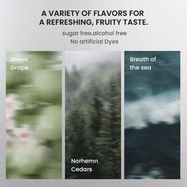 ZDEER ZDEER Smart Electric Oral Spray Refill for PW15, Long-Lasting, 3 Minty & Fruity Flavors, Breath Freshening (3 Bombs)