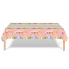Qaziuy Easter Table Cloth, Plastic Waterproof Easter Eggs Tablecloth Easter