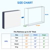 TICONN 2PK Mattress Bags for Moving, Waterproof, 16" Thick, Heavy-Duty,