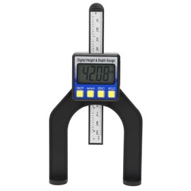 Digital Electronic Altimeter Mini Height Gauge Depth Gauge 080mm Large Digital Screen Dual Purpose Height and Depth Ruler