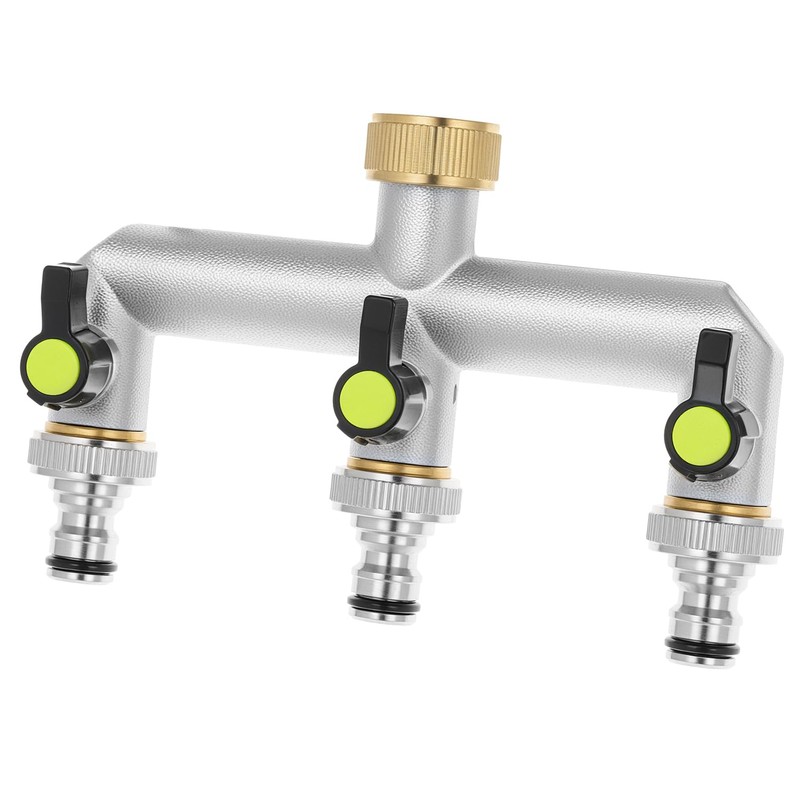 QWORK® Distributore acqua di rubinetto a 3 vie, sdoppiatore rubinetto