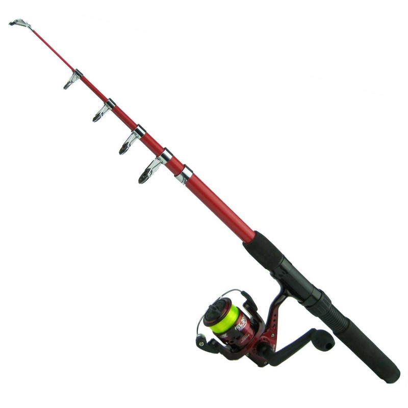 2m Spinning Coarse Telescopic Fishing Rod & Reel Combo with