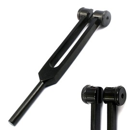 OdontoMed2011 Limited Edition - Tactical Black - AMT 256 Hz Medical-Grade Tuning Fork Instrument with Fixed Weights, Non-Magnetic Aluminum Alloy