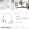 Kichler Kichler Winslow 19.75" Chandelier in Brushed Nickel, 5-Light Chandelier