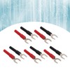 10pcs Copper Plated Banana Y Spade Plug 4mm Jack for