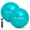 Trideer Pilates Ball 9 Inch with Pump, Exercise Balls Physical