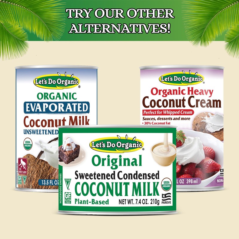 Lets Do Organic Sweetened Condensed Coconut Milk - Vegan Condensed