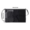 NiceLand Black Waist Apron 2 Pieces Pre-Tie Apron with 2