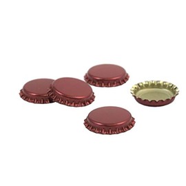 Bigger Jugs Crown Caps Red (100s)