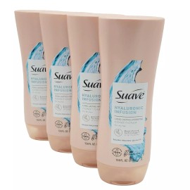 Suave 4-Pack Suave Conditioner Hyaluronic Acid 12.6oz Deep Hydration Dry/Damage Hair