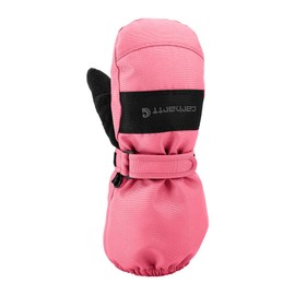 Carhartt Kid's TA774 Toddler Waterproof Insulated Zip Cuff Mitten X-Large Pink Lemonade/Black