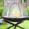 VEVOR Firepit Spark Screen Lid, 36" Diameter, Outdoor Firepit Ring