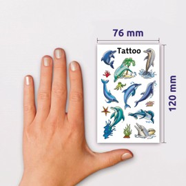 Avery Zweckform 56390, Children's Spider Tattoos (Temporary Transfer Film, Dermatologically Tested), Pack of 11