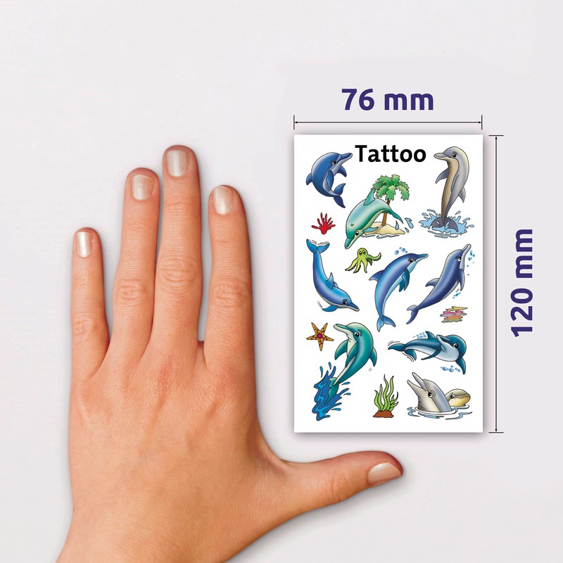 Avery Zweckform 56390, Children's Spider Tattoos (Temporary Transfer Film, Dermatologically