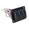 HAMILO Boat Switch, 3 Row Waterproof Switch Panel, Marine