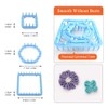 Flower Loom, Round Knitting Loom Set with 1 Plastic Needles