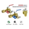HYDRO MASTER Tankless Water Heater Service Valve Kit with Pressure