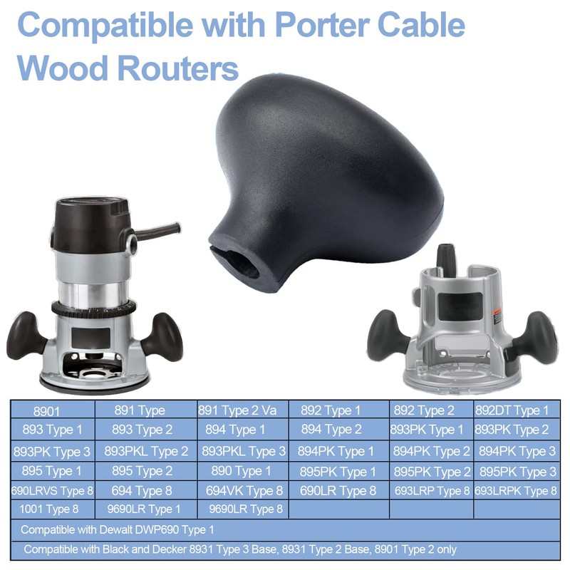 JZAHYUK 908572 Router Handle Replacemet Parts Compatible with Porter Cable