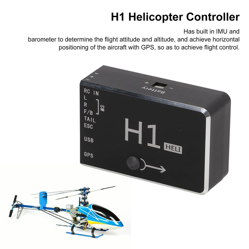 H1 Helicopter Flight Controller Short Cable Version with GPS Module